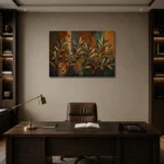 Premium Wall Art Yatay Html Edition – BOTANİCALNW2119 displayed in a contemporary gallery-inspired room