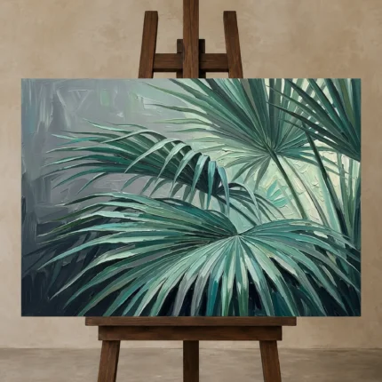 Premium Wall Art Yatay Html Edition – BOTANİCALNW2125 displayed on a studio easel