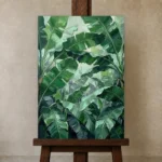 Premium Wall Art Dikey Html Edition – BOTANİCALNW2129 displayed on a studio easel