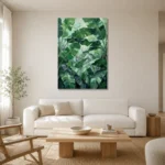 Premium Wall Art Dikey Html Edition – BOTANİCALNW2129 styled in a refined neutral interior