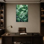 Premium Wall Art Dikey Html Edition – BOTANİCALNW2129 displayed in a contemporary gallery-inspired room