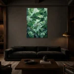 Premium Wall Art Dikey Html Edition – BOTANİCALNW2129 shown in a warm modern interior