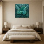 Premium Wall Art Kare Html Edition – BOTANİCALNW2130 showcased in an elegant minimalist interior
