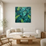 Premium Wall Art Kare Html Edition – BOTANİCALNW2131 styled in a refined neutral interior