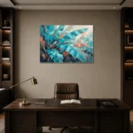 Premium Wall Art Yatay Html Edition – BOTANİCALNW2134 displayed in a contemporary gallery-inspired room