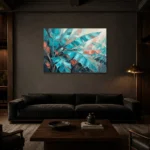 Premium Wall Art Yatay Html Edition – BOTANİCALNW2134 shown in a warm modern interior