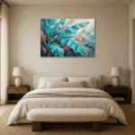 Premium Wall Art Yatay Html Edition – BOTANİCALNW2134 showcased in an elegant minimalist interior