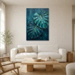 Premium Wall Art Dikey Html Edition – BOTANİCALNW2137 styled in a refined neutral interior