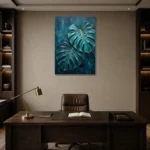 Premium Wall Art Dikey Html Edition – BOTANİCALNW2137 displayed in a contemporary gallery-inspired room