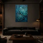 Premium Wall Art Dikey Html Edition – BOTANİCALNW2137 shown in a warm modern interior