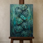 Premium Wall Art Dikey Html Edition – BOTANİCALNW2138 displayed on a studio easel