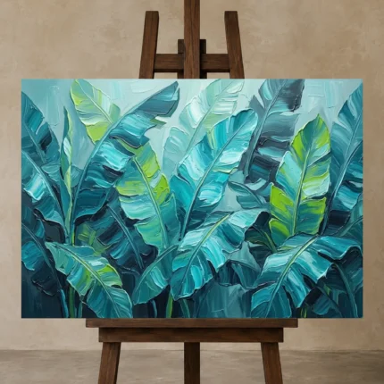Premium Wall Art Yatay Html Edition – BOTANİCALNW2142 displayed on a studio easel