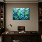 Premium Wall Art Yatay Html Edition – BOTANİCALNW2142 displayed in a contemporary gallery-inspired room