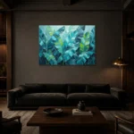Premium Wall Art Yatay Html Edition – BOTANİCALNW2142 shown in a warm modern interior