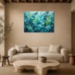 Premium Wall Art Yatay Html Edition – BOTANİCALNW2142 presented in a sophisticated home setting
