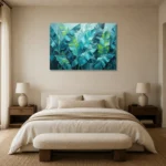 Premium Wall Art Yatay Html Edition – BOTANİCALNW2142 showcased in an elegant minimalist interior