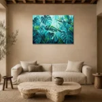 Premium Wall Art Yatay Html Edition – BOTANİCALNW2144 presented in a sophisticated home setting
