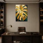Premium Wall Art Dikey Html Edition – BOTANİCALNW2145 displayed in a contemporary gallery-inspired room