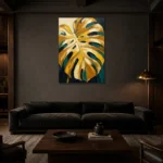 Premium Wall Art Dikey Html Edition – BOTANİCALNW2145 shown in a warm modern interior