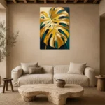 Premium Wall Art Dikey Html Edition – BOTANİCALNW2145 presented in a sophisticated home setting