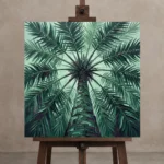 Premium Wall Art Kare Html Edition – BOTANİCALNW2150 displayed on a studio easel