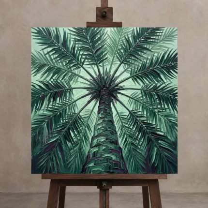 Premium Wall Art Kare Html Edition – BOTANİCALNW2150 displayed on a studio easel