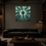 Premium Wall Art Kare Html Edition – BOTANİCALNW2150 shown in a warm modern interior