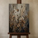 Premium Wall Art Dikey Html Edition – BOTANİCALNW2156 displayed on a studio easel