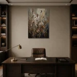 Premium Wall Art Dikey Html Edition – BOTANİCALNW2156 displayed in a contemporary gallery-inspired room
