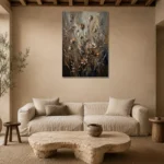 Premium Wall Art Dikey Html Edition – BOTANİCALNW2156 presented in a sophisticated home setting