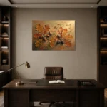 Premium Wall Art Yatay Html Edition – BOTANİCALNW2159 displayed in a contemporary gallery-inspired room