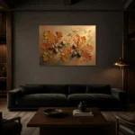 Premium Wall Art Yatay Html Edition – BOTANİCALNW2159 shown in a warm modern interior