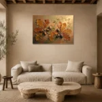Premium Wall Art Yatay Html Edition – BOTANİCALNW2159 presented in a sophisticated home setting