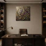 Premium Wall Art Kare Html Edition – BOTANİCALNW2162 displayed in a contemporary gallery-inspired room