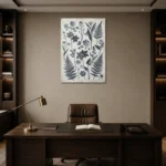 Premium Wall Art Dikey Html Edition – BOTANİCALNW2163 displayed in a contemporary gallery-inspired room