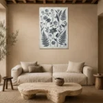 Premium Wall Art Dikey Html Edition – BOTANİCALNW2163 presented in a sophisticated home setting