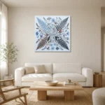 Premium Wall Art Kare Html Edition – BOTANİCALNW2169 styled in a refined neutral interior