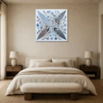 Premium Wall Art Kare Html Edition – BOTANİCALNW2169 showcased in an elegant minimalist interior