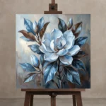 Premium Wall Art Kare Html Edition – BOTANİCALNW2170 displayed on a studio easel