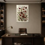 Premium Wall Art Dikey Html Edition – BOTANİCALNW2172 displayed in a contemporary gallery-inspired room
