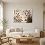 Premium Wall Art Yatay Html Edition – BOTANİCALNW2175 styled in a refined neutral interior