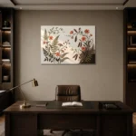 Premium Wall Art Yatay Html Edition – BOTANİCALNW2175 displayed in a contemporary gallery-inspired room