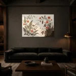 Premium Wall Art Yatay Html Edition – BOTANİCALNW2175 shown in a warm modern interior