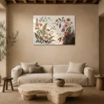 Premium Wall Art Yatay Html Edition – BOTANİCALNW2175 presented in a sophisticated home setting
