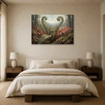 Premium Wall Art Yatay Html Edition – BOTANİCALNW2177 showcased in an elegant minimalist interior