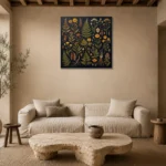 Premium Wall Art Kare Html Edition – BOTANİCALNW2178 presented in a sophisticated home setting