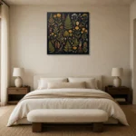 Premium Wall Art Kare Html Edition – BOTANİCALNW2178 showcased in an elegant minimalist interior