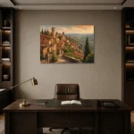Premium Wall Art Yatay Html Edition – CINEMATICNW2001 displayed in a contemporary gallery-inspired room