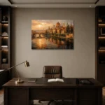 Premium Wall Art Yatay Html Edition – CINEMATICNW2003 displayed in a contemporary gallery-inspired room