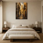 Premium Wall Art Dikey Html Edition – CINEMATICNW2004 showcased in an elegant minimalist interior